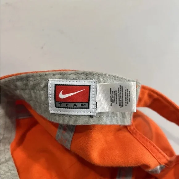 Team Nike Clemson Tigers Embroidered Adjustable Orange Hat Cap OSFM Y2K NCAA - Picture 7 of 7